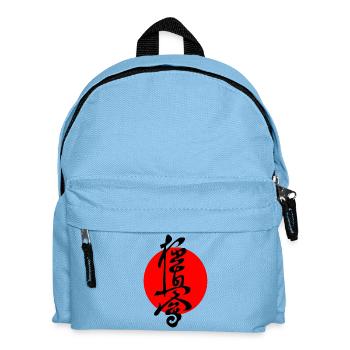 Kyokushin written in Japanese kanji - Kids' Backpack - light blue - Front