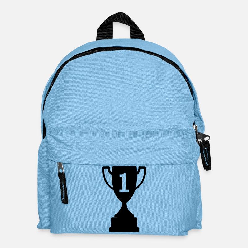 Pokalsport Nummer 1 - Kinder Rucksack - Hellblau