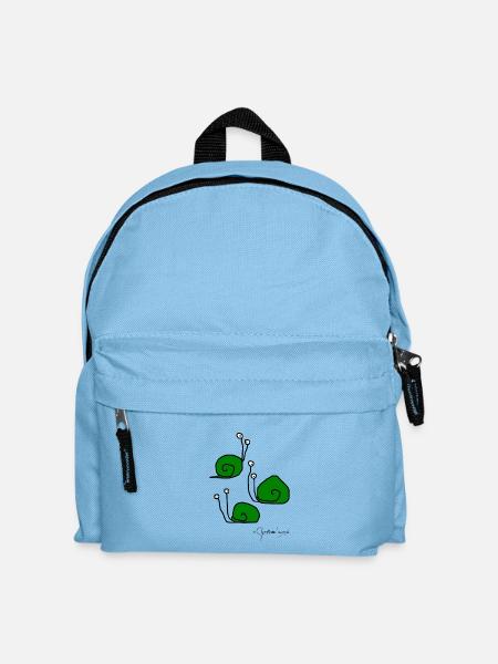 Schneckenmeeting © Chyropterum Innoxius - Kinder Rucksack - Hellblau