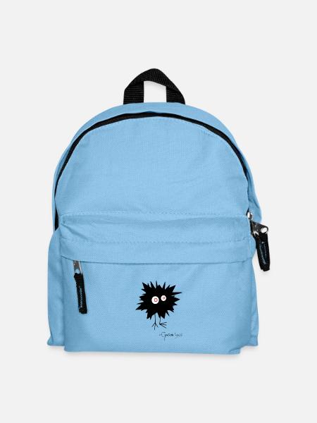 Flauschtier verblitzt © Chyropterum Innoxius - Kinder Rucksack - Hellblau