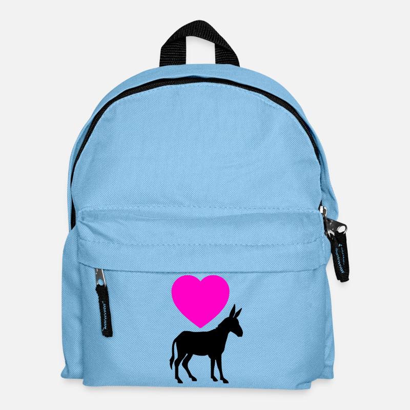 Esel - Kinder Rucksack - Hellblau