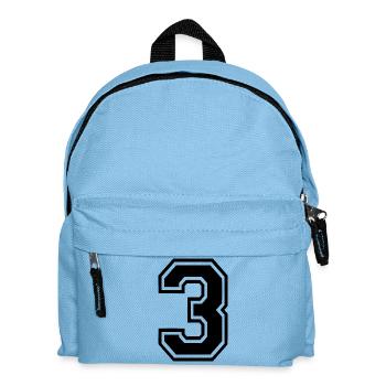 3 - Kinder Rucksack - Hellblau - Vorne
