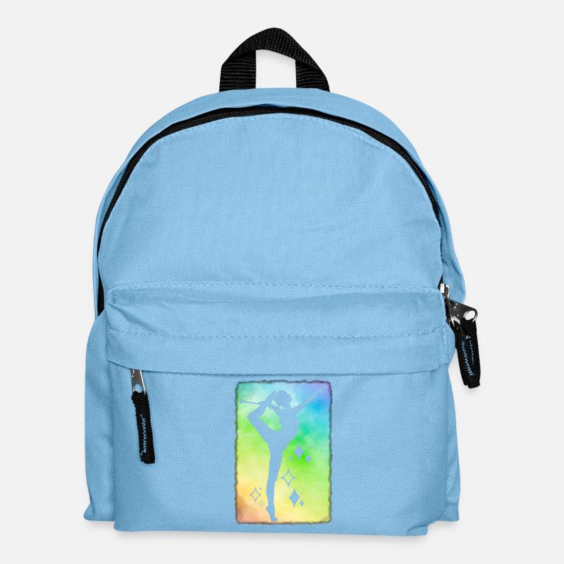 Twirler Regen Hintergrund - Kinder Rucksack - Hellblau
