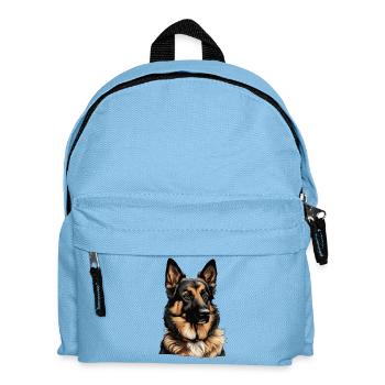 chien de berger - Sac à dos Enfant - bleu clair - Devant