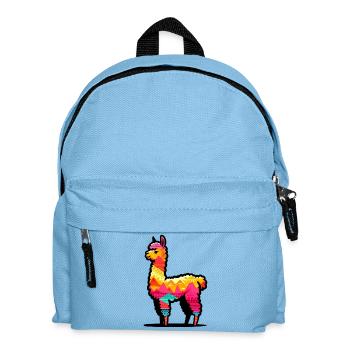 Alpaca - Kids' Backpack - light blue - Front