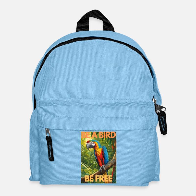 Freiheit - Kinder Rucksack - Hellblau