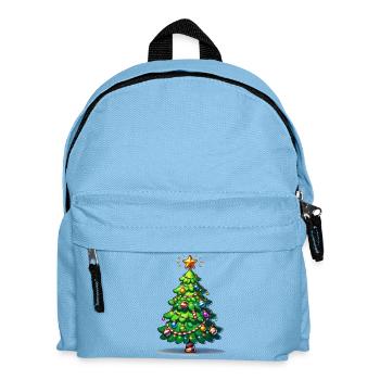 Tannenbaum - Kinder Rucksack - Hellblau - Vorne
