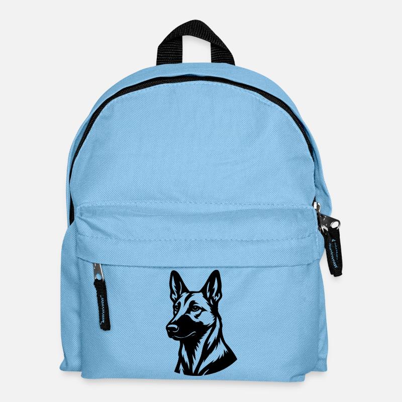 Malinois - Sac à dos Enfant - bleu clair