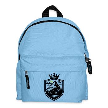 Montagne, Paysage, Nature - Sac à dos Enfant - bleu clair - Devant