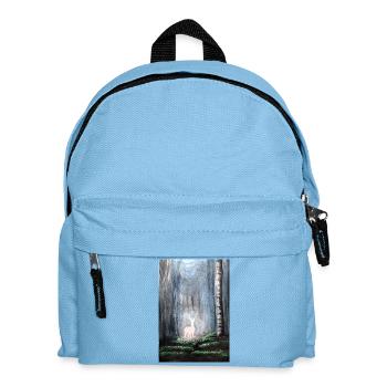 Mystical Forest Stag Always Patronus Watercolour - Kids' Backpack - light blue - Front