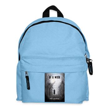 Mystische Hexe Wald Illustration Sei Hexe - Kinder Rucksack - Hellblau - Vorne