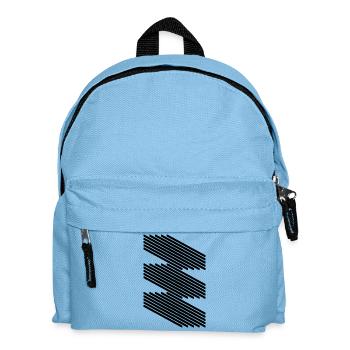 Geometrische Linien Bauhaus Art Design - Kinder Rucksack - Hellblau - Vorne