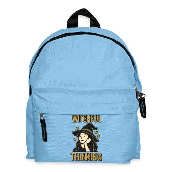 Hexenhaftes Denken - Halloween 2025 - Kinder Rucksack - Hellblau - Vorne