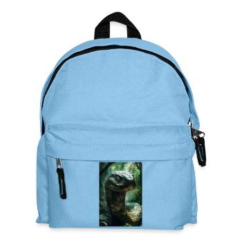 Illustration einer Schlange - Kinder Rucksack - Hellblau - Vorne