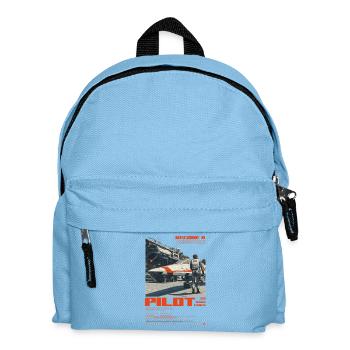 PILOTE MARTIEN - Sac à dos Enfant - bleu clair - Devant