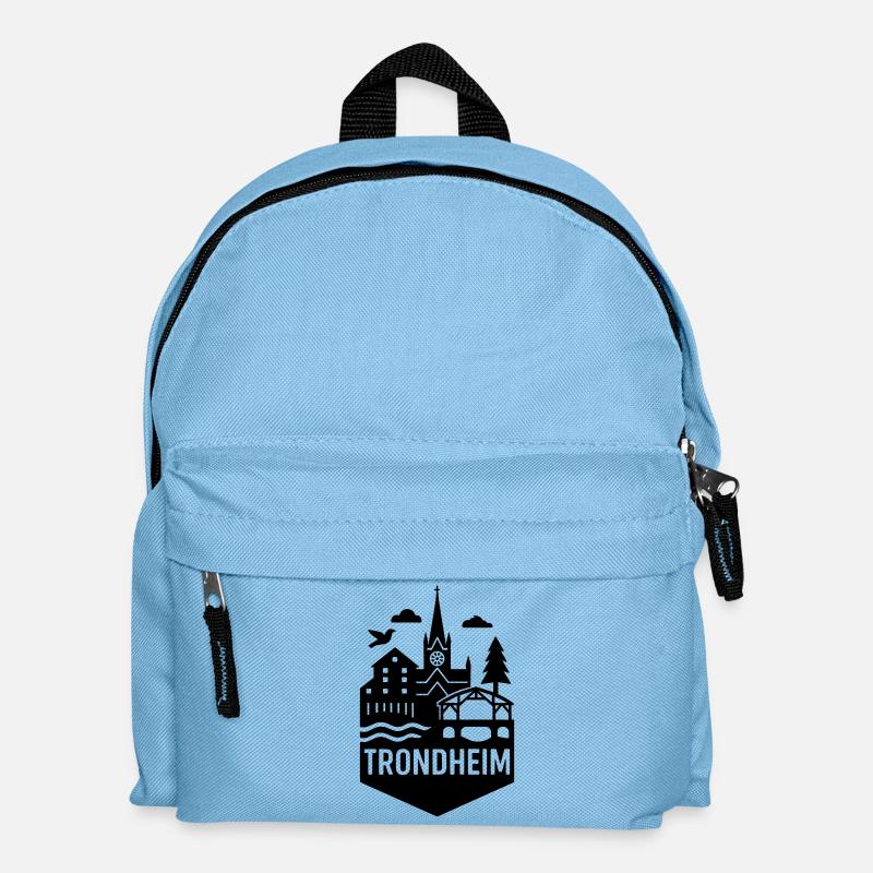 trondheim - Kinder Rucksack - Hellblau