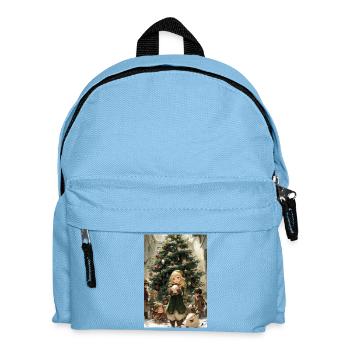 Elfin Noel: Gemütlicher Heiligabend - Kinder Rucksack - Hellblau - Vorne