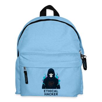 Hacker Ethique - Cybersécurité - Sac à dos Enfant - bleu clair - Devant