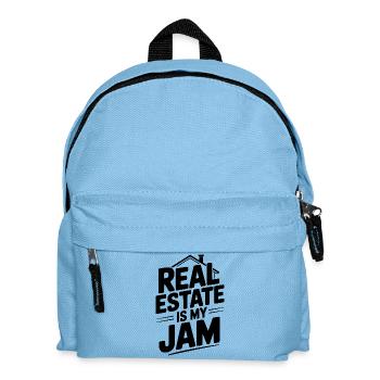 Immobilien sind mein Ding - Kinder Rucksack - Hellblau - Vorne