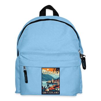 Tranquillité à Locarno - Suisse - Sac à dos Enfant - bleu clair - Devant