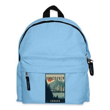 Discover Pacific Northwest City Vancouver Canada - Kids' Backpack - light blue - Front