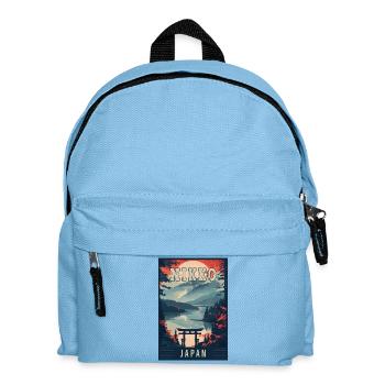 Découvrez la tranquillité de Nikko au Japon - Sac à dos Enfant - bleu clair - Devant