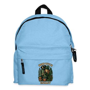 Énergie de la Sorcière Herbe - Sac à dos Enfant - bleu clair - Devant