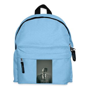 silent surveillance,überwachung,übe Minimal Poster - Kinder Rucksack - Hellblau - Vorne