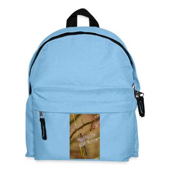 Gros plan d’une libellule - Sac à dos Enfant - bleu clair - Devant