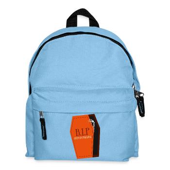 B.I.P. Coffin Print - Kids' Backpack - light blue - Front