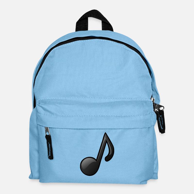 Musiknote - Kinder Rucksack - Hellblau