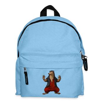 Mole Yoga - Kids' Backpack - light blue - Front