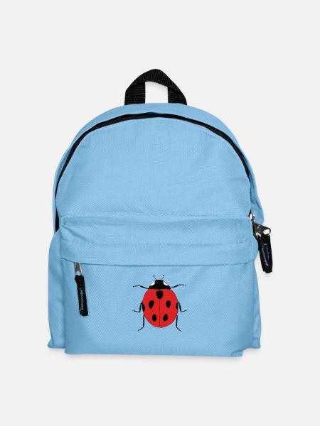 Marienkäfer - Kinder Rucksack - Hellblau