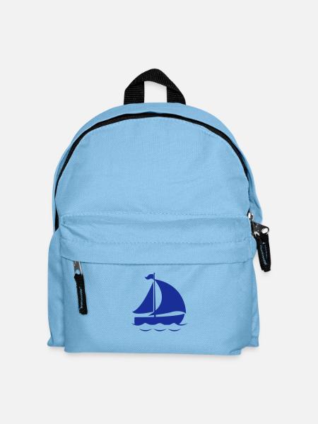 Schiff - Kinder Rucksack - Hellblau