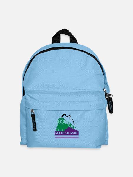 North Atlantic Art Deco Railway - Kids' Backpack - light blue