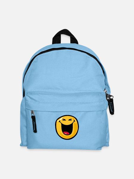 Smiley happy glee - Kinder Rucksack - Hellblau