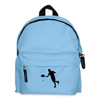 tennis spieler - Kinder Rucksack - Hellblau - Vorne