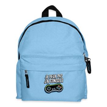 I can't I console - Kids' Backpack - light blue - Front
