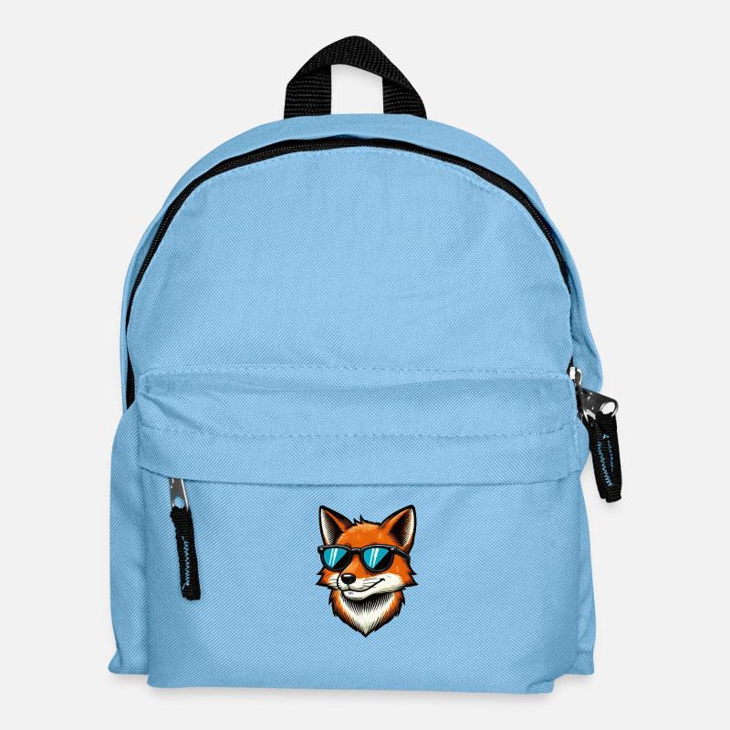 fuchs comic sonnenbrille - Kinder Rucksack - Hellblau
