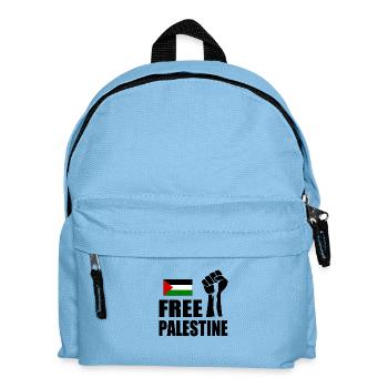 Free palestine - Kids' Backpack - light blue - Front