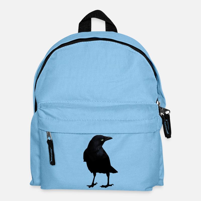 Rabe - Kinder Rucksack - Hellblau