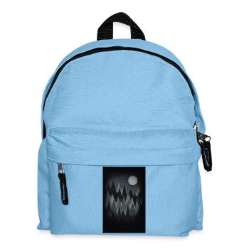 Gruselwald Illustration (Kunst/Dreieck) Handy Case - Kinder Rucksack - Hellblau - Vorne