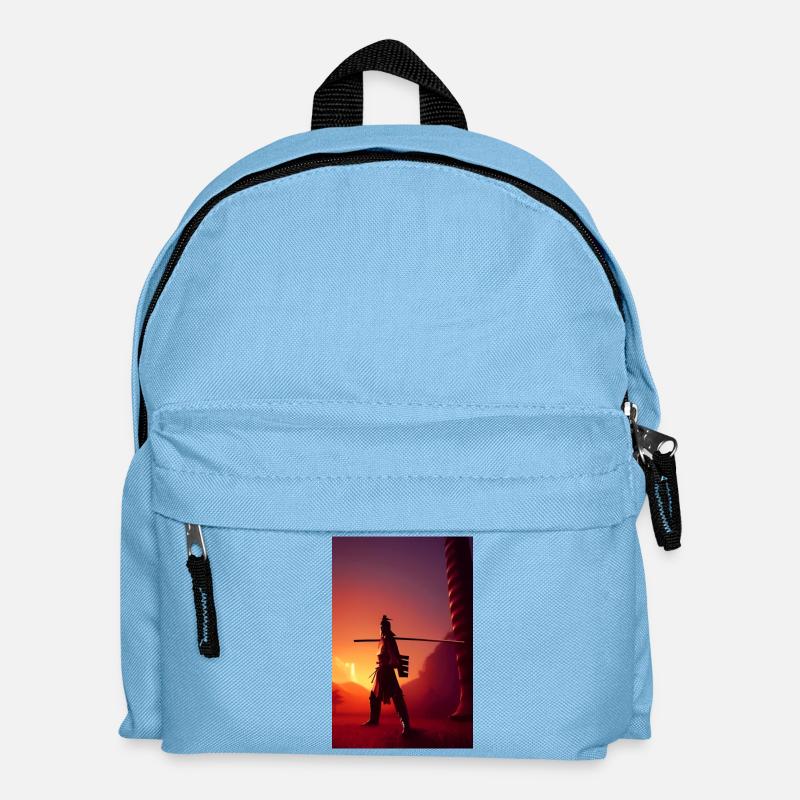 Samurai 2 - Kinder Rucksack - Hellblau
