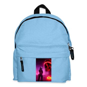 Abstract Skull - Kids' Backpack - light blue - Front