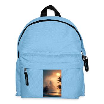 Caribbean Palm Beach - Kids' Backpack - light blue - Front