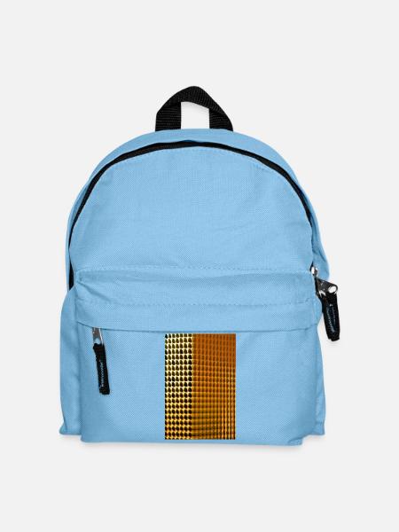 Gold Muster - Kinder Rucksack - Hellblau