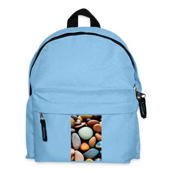 Pierres colorées - Sac à dos Enfant - bleu clair - Devant