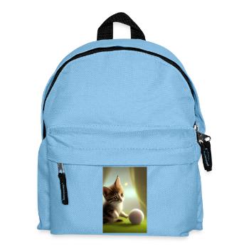 Bébé chat - Sac à dos Enfant - bleu clair - Devant