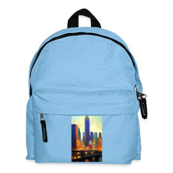 New York City Skyline - Kids' Backpack - light blue - Front