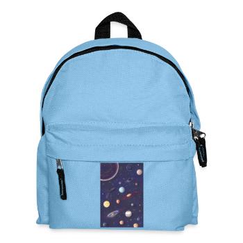 Space and planets - Kids' Backpack - light blue - Front